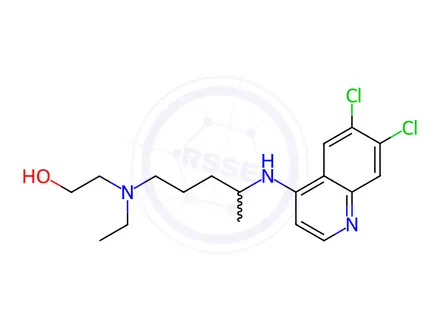 Chemical structure of Hydroxychloroquine Sulfate Impurity 79