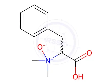 Chemical structure of Alanine, N,N-dimethyl-3-phenyl-, N-oxide, L-(8CI)
