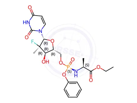 Chemical structure of Sofosbuvir Impurity 73