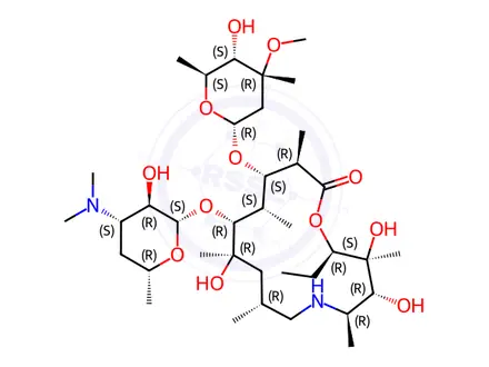 Chemical structure of Azithromycin Impurity A