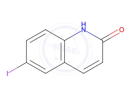Chemical structure of 6-Iodo-1H-quinolin-2-one