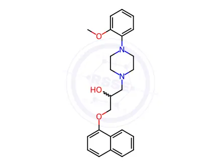 Chemical structure of Naftopidil
