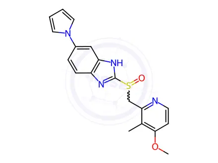 Chemical structure of Ilaprazole