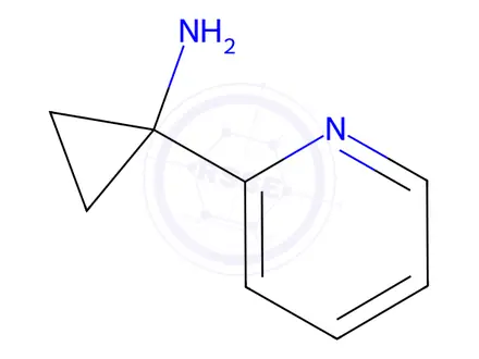Chemical structure of 1-(2-Pyridyl)cyclopropylamine Dihydrochloride
