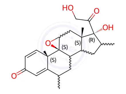 Chemical structure of Mometasone Furoate Impurity 25