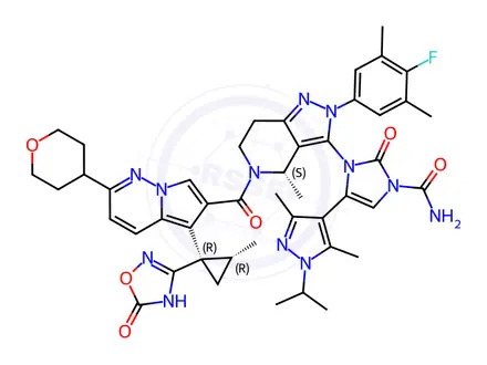 Chemical structure of Lenvatinib N-Ethyl Impurity methanesulfonate salt