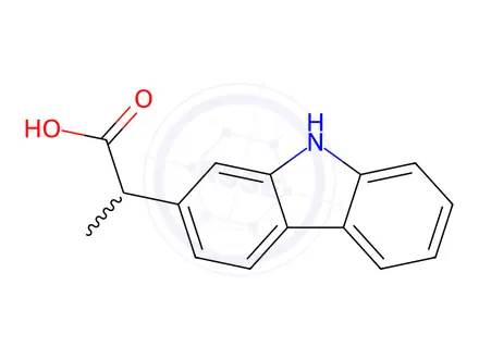 Chemical structure of Carprofen Impurity 2(Carprofen EP Impurity B)