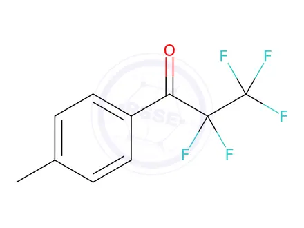 Chemical structure of 2,2,3,3,3-Pentafluoro-1-(p-tolyl)propan-1-one