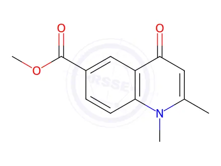 Chemical structure of Methyl 1,2-dimethyl-4-oxo-1,4-dihydroquinoline-6-carboxylate