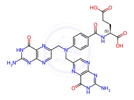 Chemical structure of Folic Acid Impurity 4