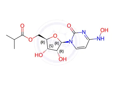 Chemical structure of MolnupiravirImpurity8