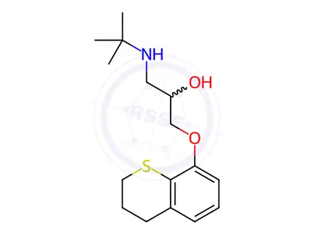 Chemical structure of Tertatolol