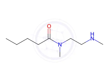 Chemical structure of Pentanoic Acid Methyl-(2-methylamino-ethyl)-amide
