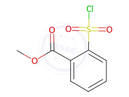 Chemical structure of Methyl 2-(chlorosulfonyl)benzoate