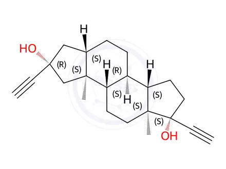 Chemical structure of Norethindrone Acetate Impurity 21