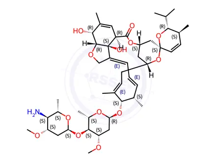 Chemical structure of Abamectin Impurity 8