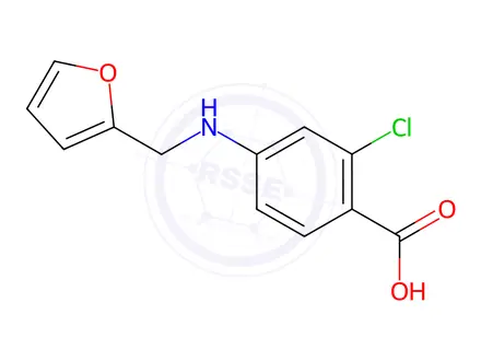 Chemical structure of Furosemide Impurity 12
