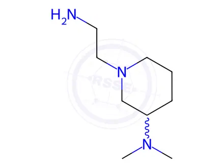 Chemical structure of 1-(2-Aminoethyl)-n,n-dimethylpiperidin-3-amine
