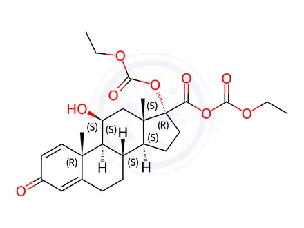 Chemical structure of Prednisolone Impurity 4