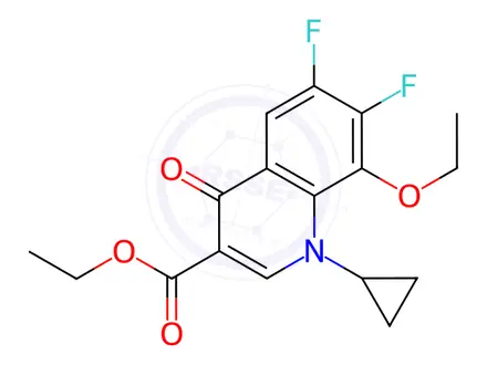 Chemical structure of Moxifloxacin Impurity U