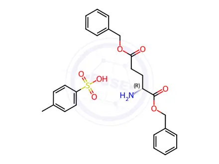 Chemical structure of H-D-Glu(OBzl)-OBzl · p-tosylate
