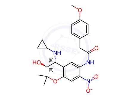 Chemical structure of NIP142