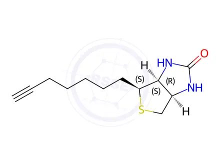 Chemical structure of DecarboxyBiotin-Alkyne