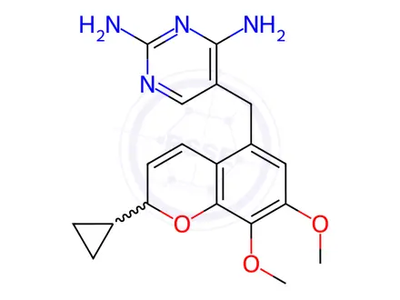 Chemical structure of Iclaprim