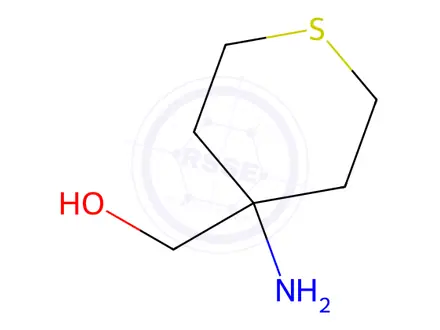 Chemical structure of (4-Amino-4-tetrahydrothiopyranyl)methanol