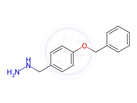 Chemical structure of (4-BENZYLOXY-BENZYL)-HYDRAZINE