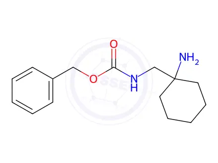 Chemical structure of Benzyl N-[(1-Aminocyclohexyl)methyl]carbamate