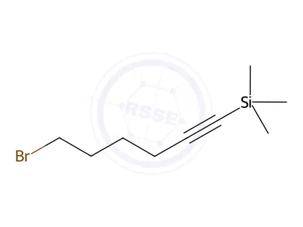 Chemical structure of (6-Bromohex-1-yn-1-yl)trimethylsilane