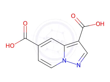 Chemical structure of Pyrazolo[1,5-a]pyridine-3,5-dicarboxylic acid