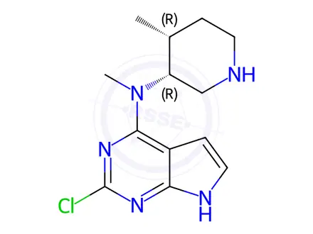 Chemical structure of Tofacitinib Impurity E