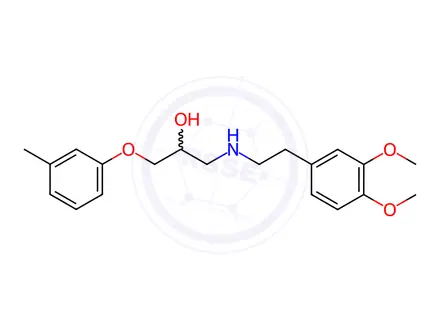 Chemical structure of Bevantolol