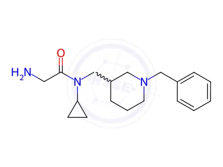 Chemical structure of 2-Amino-N-((1-benzylpiperidin-3-yl)methyl)-N-cyclopropylacetamide