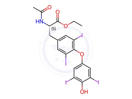 Chemical structure of Levothyroxine Impurity 24