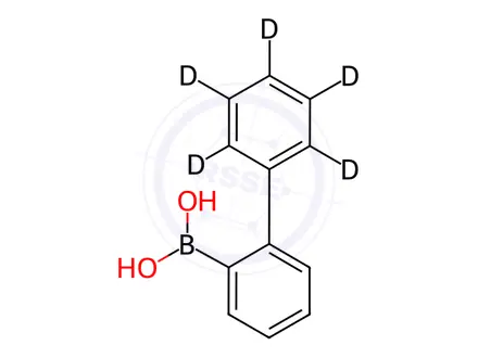 Chemical structure of ([1,1'-Biphenyl]-2-yl-2',3',4',5',6'-d5)boronic acid