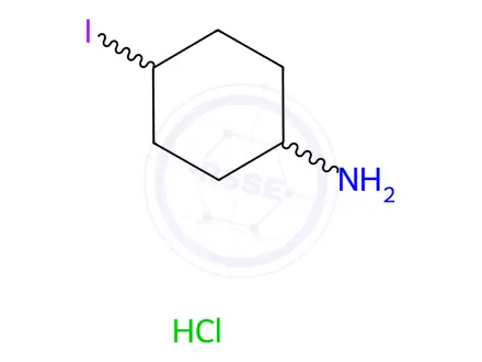 Chemical structure of 4-Iodo-cyclohexylaMine hydrochloride