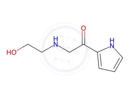 Chemical structure of 2-((2-Hydroxyethyl)amino)-1-(1H-pyrrol-2-yl)ethanone