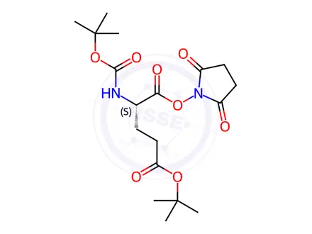 Chemical structure of Boc-Glu(OtBu)-OSu