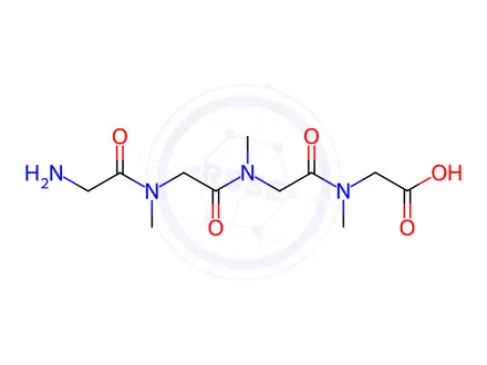 Chemical structure of Glycine, glycyl-N-methylglycyl-N-methylglycyl-N-methyl-(9CI)