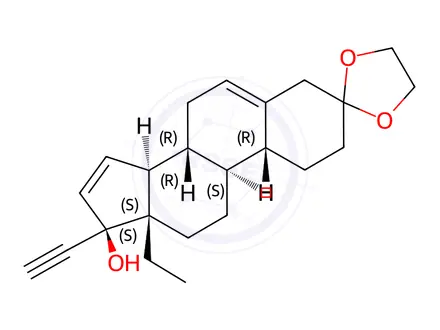 Chemical structure of Gestodene Impurity 10(Gestodene EP Impurity J)