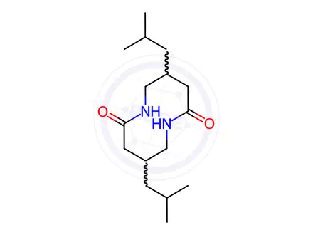 Chemical structure of Pregabalin Impurity 1
