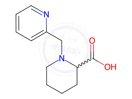 Chemical structure of 1-(Pyridin-2-ylmethyl)piperidine-2-carboxylic acid dihydrochloride
