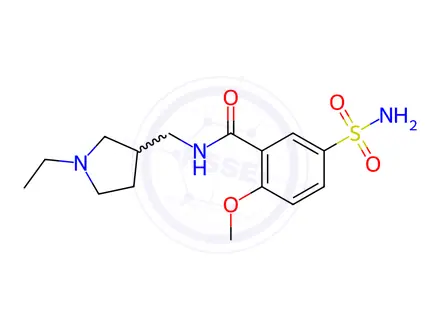 Chemical structure of Sulpiride impurity 3