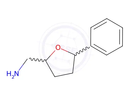 Chemical structure of (5-phenyloxolan-2-yl)methanamine