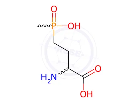 Chemical structure of Glufosinate