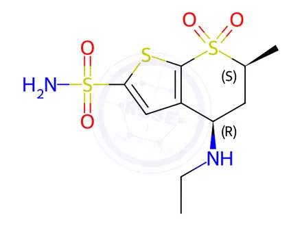 Chemical structure of Dorzolamide Hydrochloride-Impurity B (Freebase)