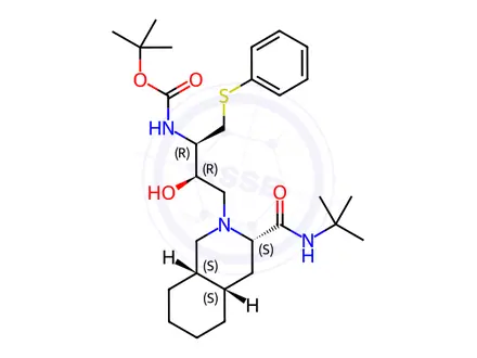 Chemical structure of Nelfinavir Impurity 5